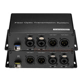 48V Phantom XLR Balanced Audio to Fiber optical Converters Extenders- BIDI 2 channels, LC Single-mode single fiber 20Km SFP include Uncompressed Professional Crystal Clear Sound A Pair